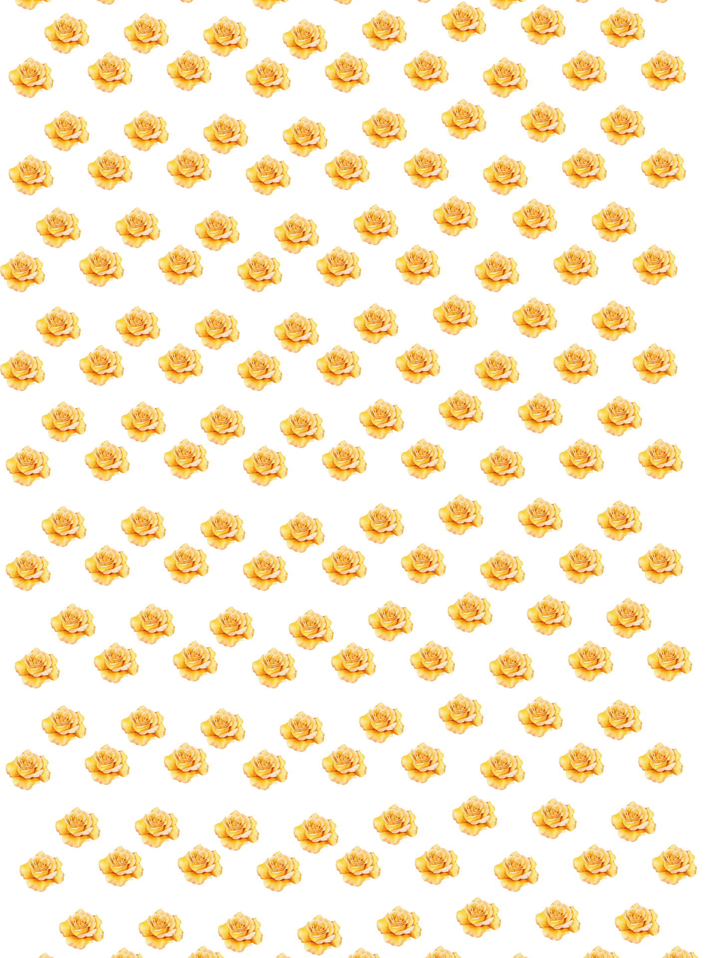 Custom Blanket with Yellow Roses Background and Middle Message