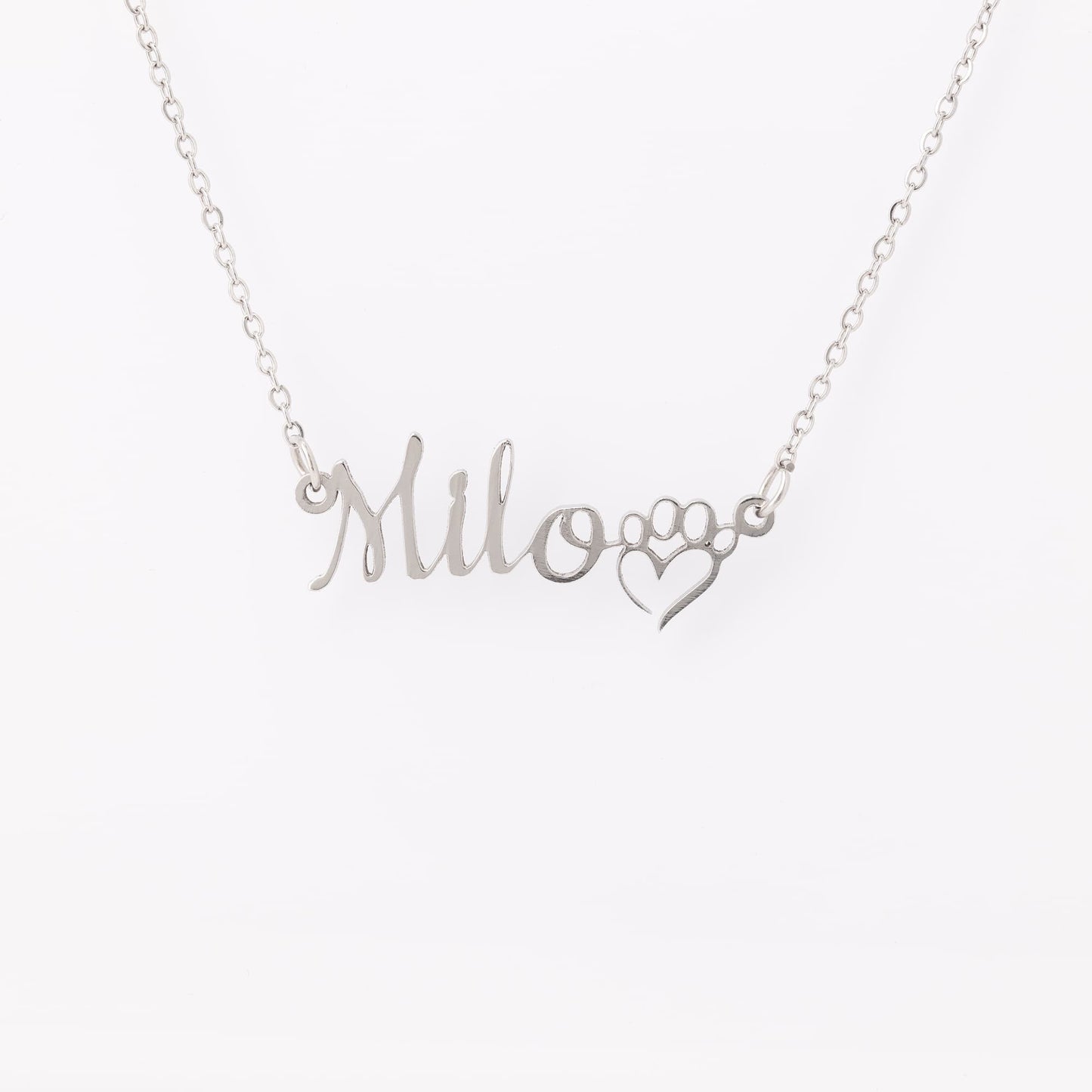 Dog Paw Recognition Necklace for Loving Dog Owners