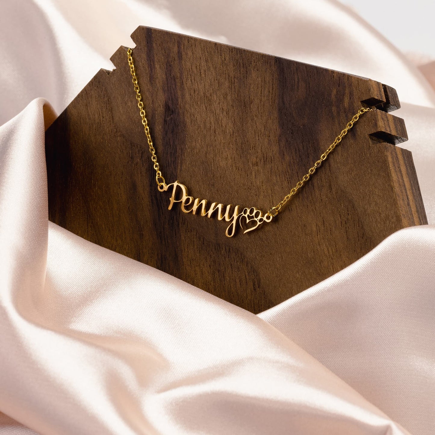 Dog Paw Recognition Necklace for Loving Dog Owners