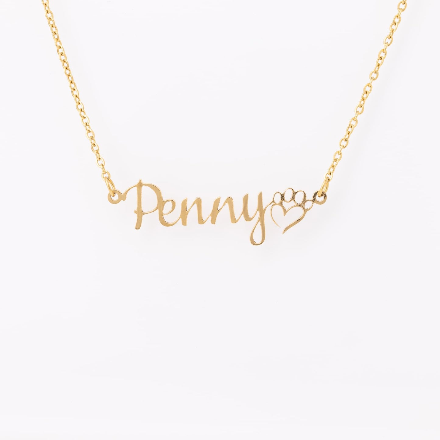 Dog Paw Recognition Necklace for Loving Dog Owners