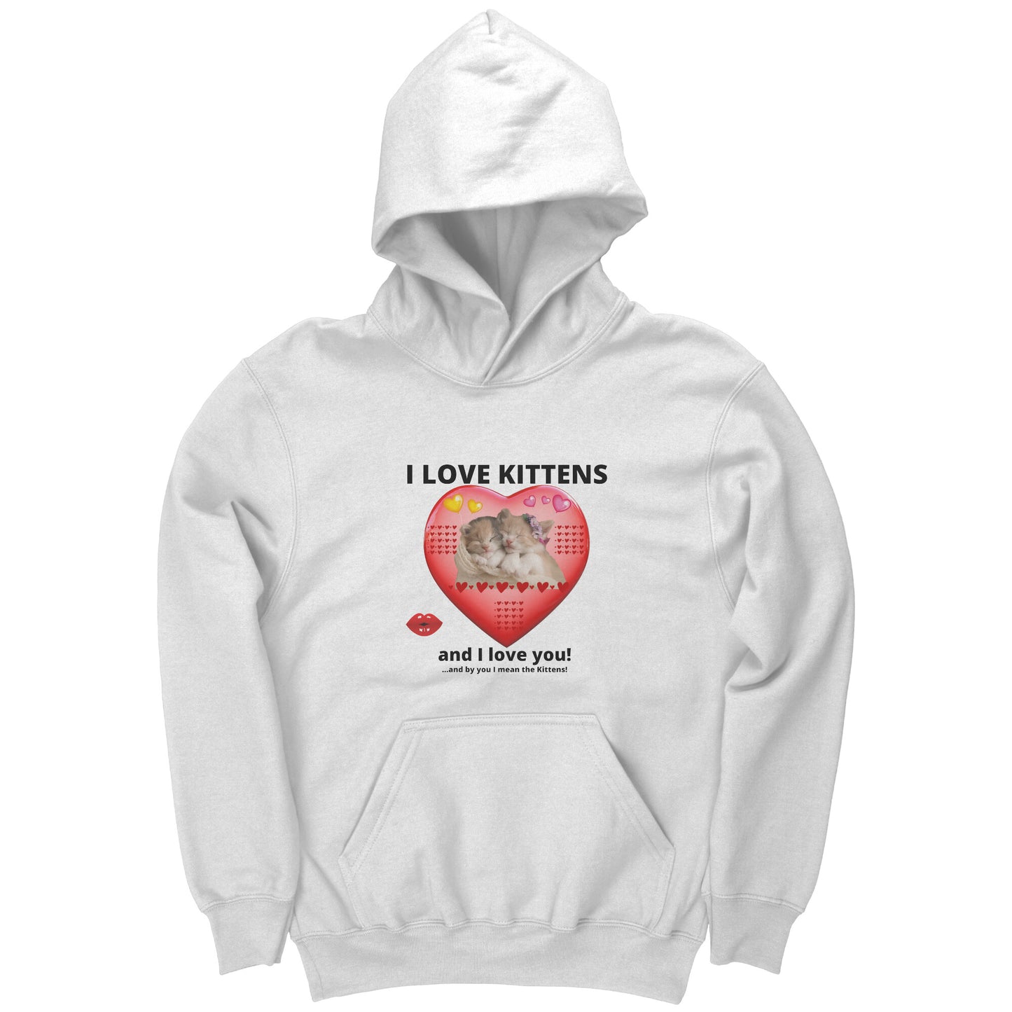 I love kittens and I love you Youth Hoodie