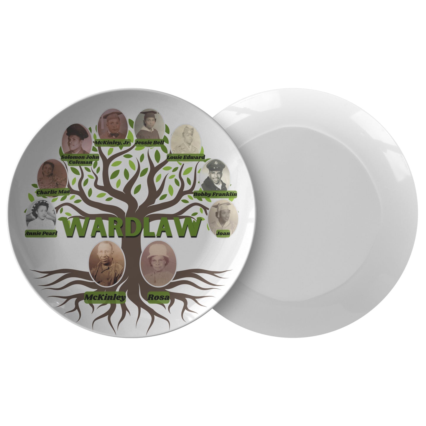 Wardlaw Family Plate - 10 inches
