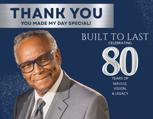 A2 Size Custom Front Image Folded Thank You Card 5x4 or 4x5