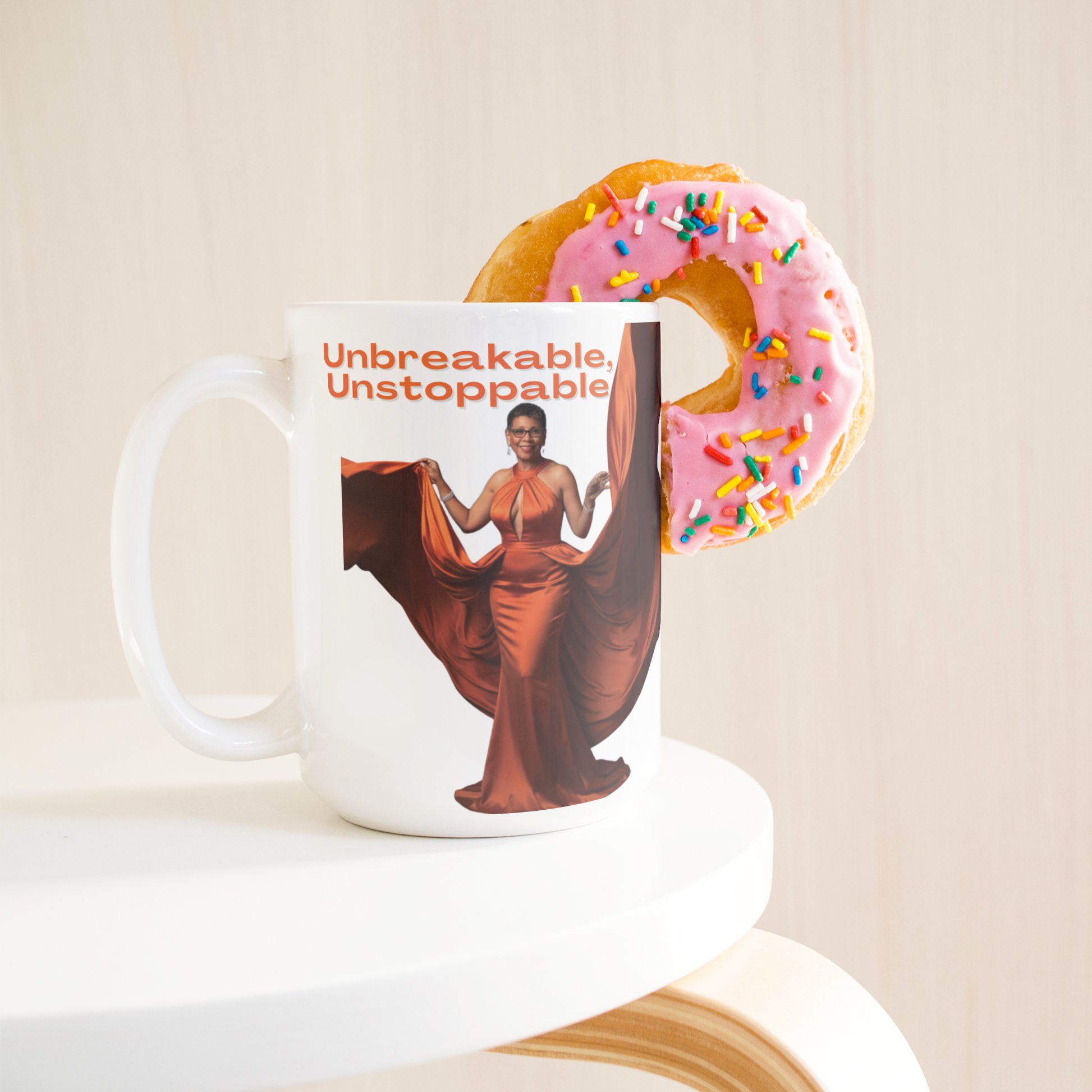 Unstoppable_15ozWhiteMugLifetsyleDonutLH_Mockup.png_15393182