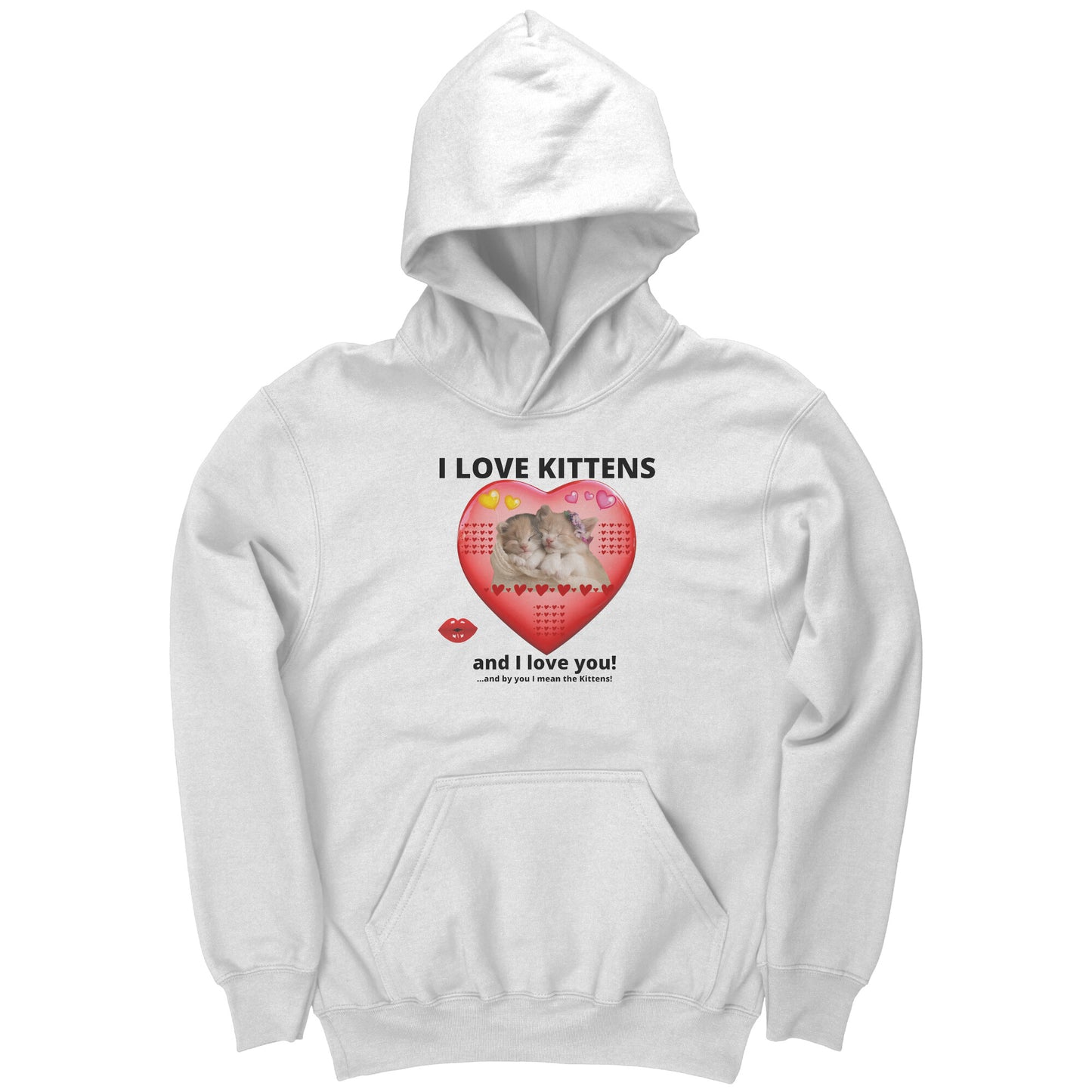 I love kittens and I love you Youth Hoodie